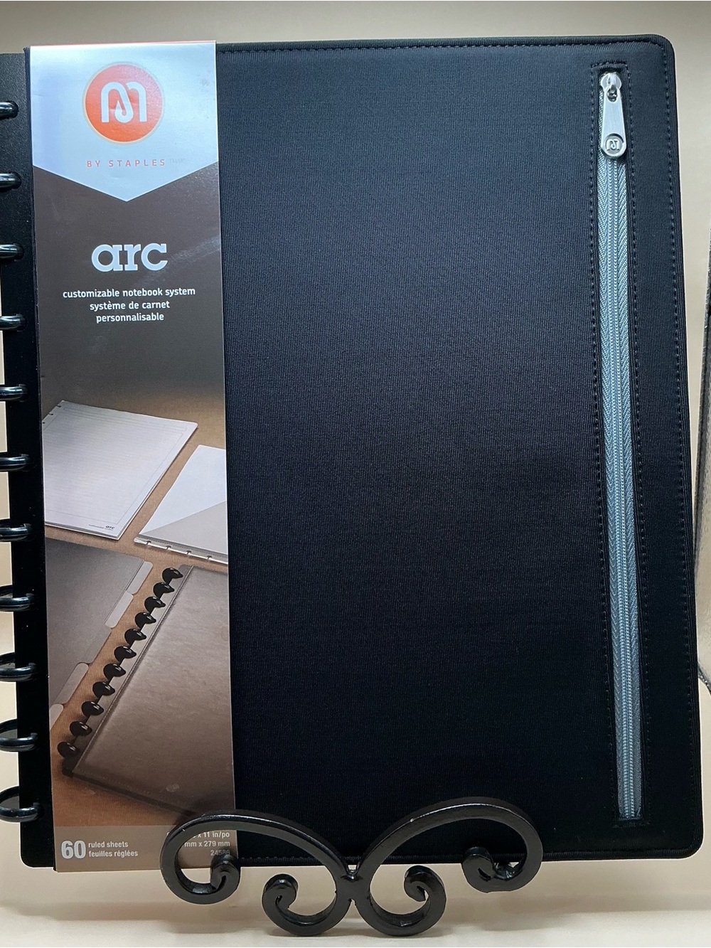 Staples Arc Neoprene Discbound Notebook 8.5x11